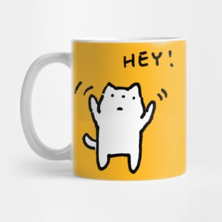 The Cat who says hey Mug